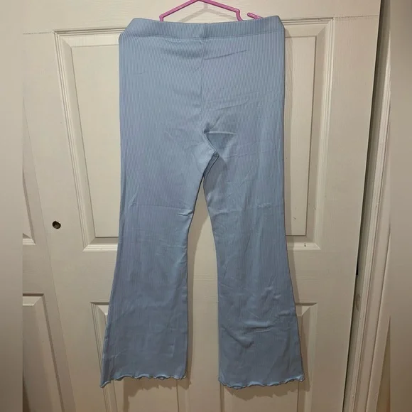 Divided Sky Blue Ribbed Pants - Picture 3 of 3